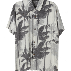 Palm Tree Beach Shirt (Gray)