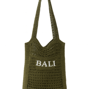 Bali Woven Boho Tote Bag – Army