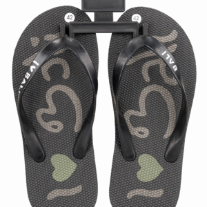 Black “Love Bali” Beach Flip-Flops